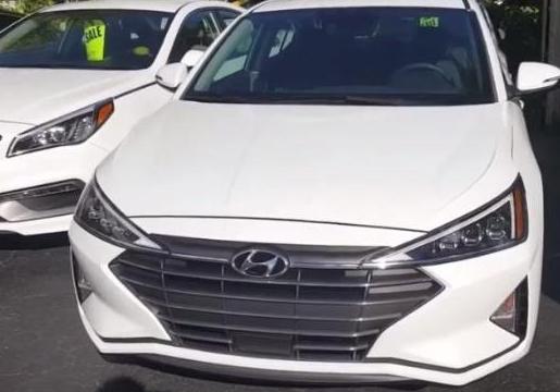 首批全新2019款现代伊兰特灰色车身帅到掉渣配14t双离合