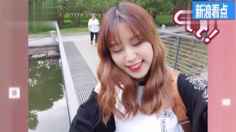 网红美女小白今天素颜!杭州宋城街拍!