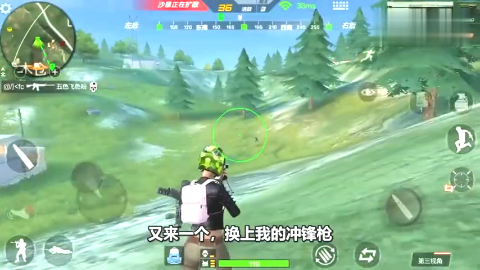 玩国服CF的老外开局拿下5个爆头,第二局膨胀