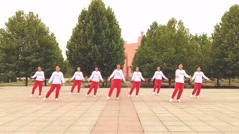 2018最火兰花步健身操《DJ风雨季》养眼好看