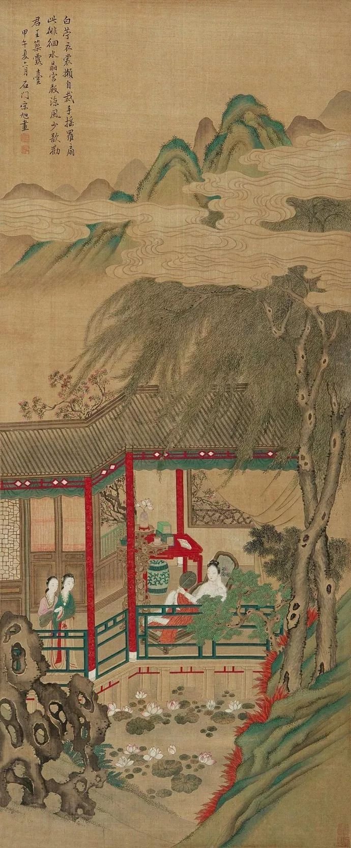 古代画家笔下的消夏图告诉你古人的避暑良方