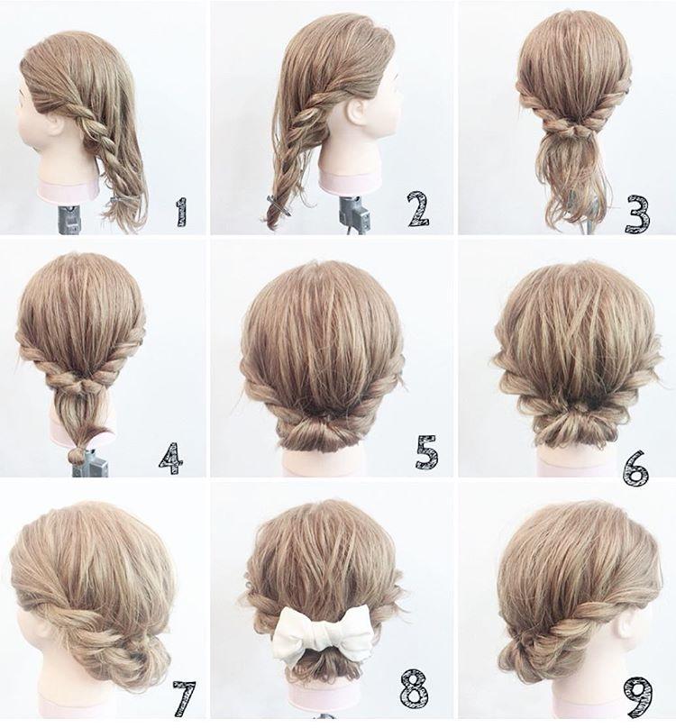 按照这样的编发图解,在家也能diy漂亮的发型,喜欢编发来收图