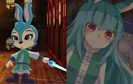 蓝兔是《虹猫蓝兔七侠传》中的女主角,玉蟾宫宫主,还被誉为武林第一