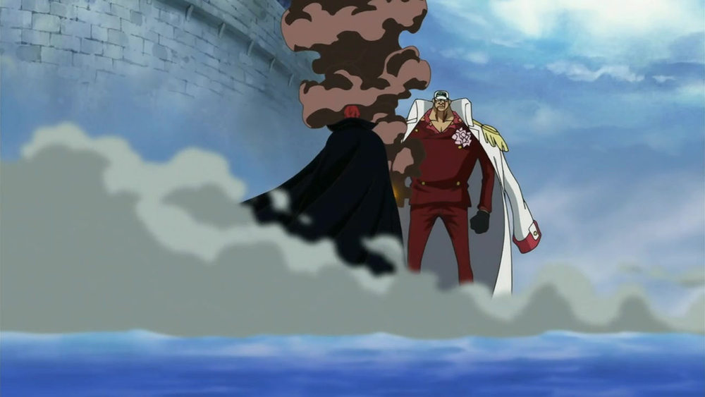 海贼王:基于4个因素,给赤犬10个胆也不敢削红发香克斯