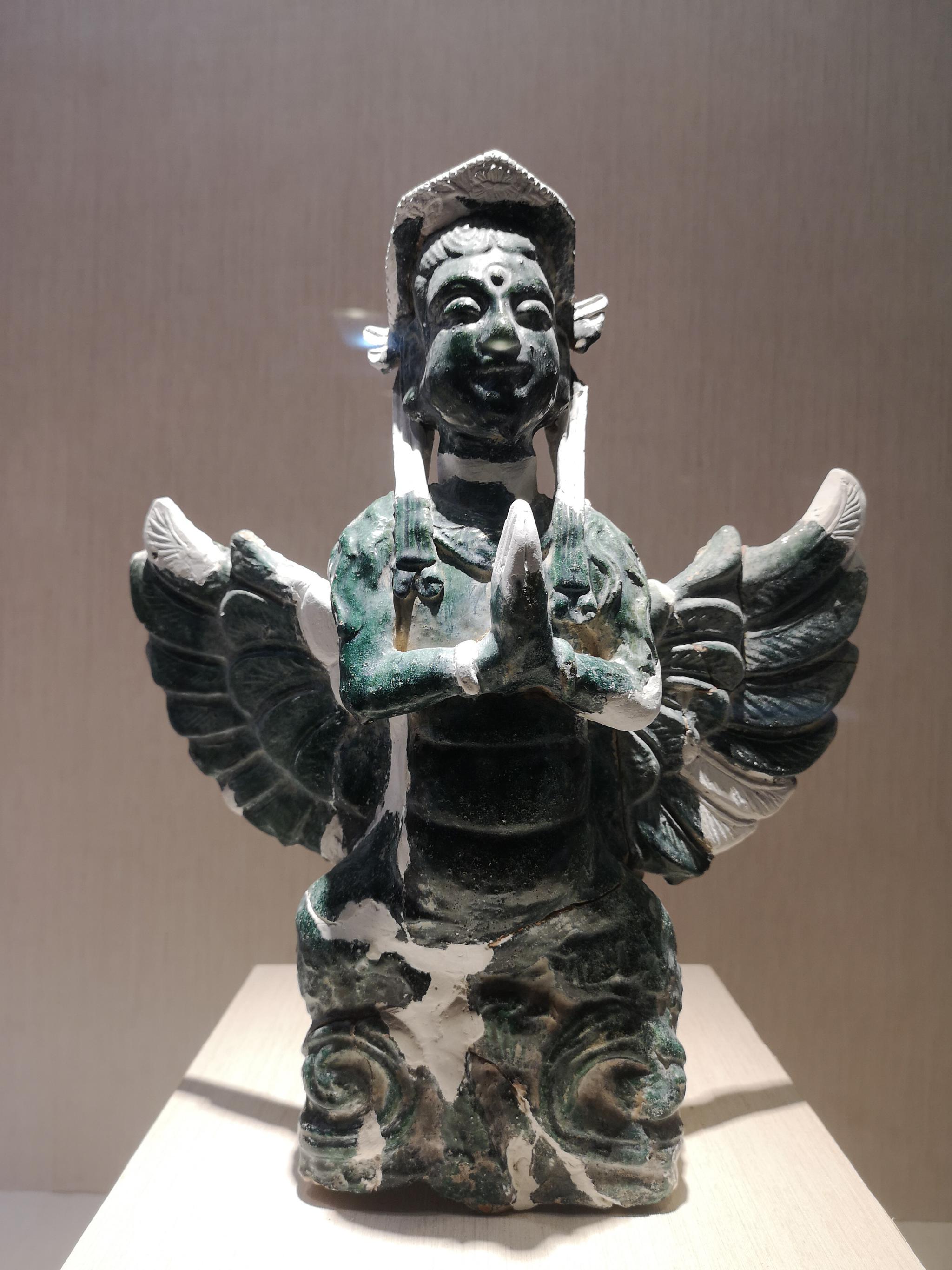 银川西夏王陵出土的西夏(1038年—1227年)琉璃建筑构件