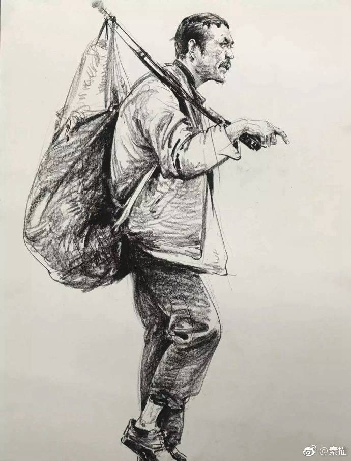 人物动态速写 图谢军
