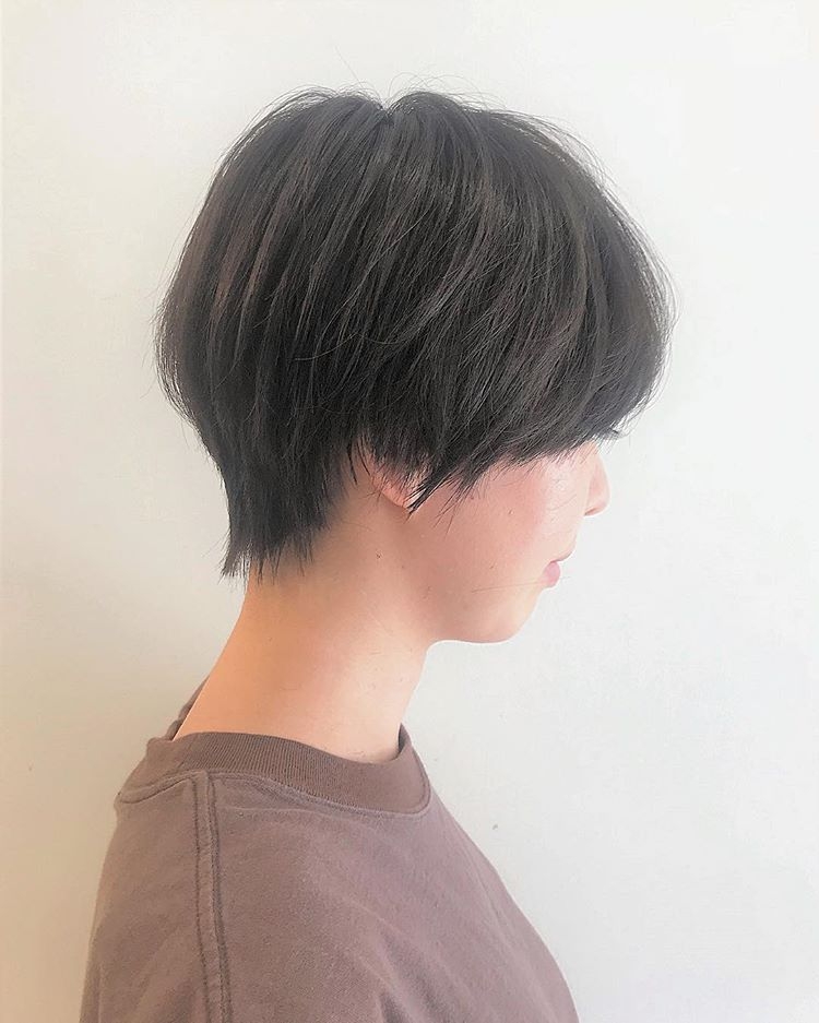 露耳短发,不用打理也好看的发型