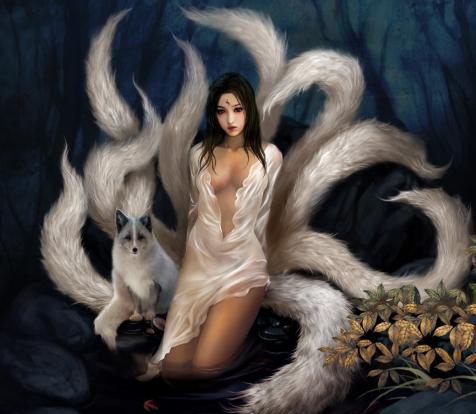 九尾白狐涂山氏与大禹的传说