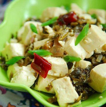 咸菜炖豆腐