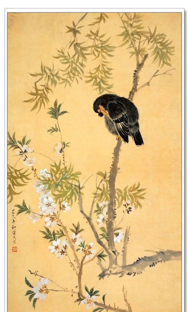 钟质夫清新俊逸的花鸟欣赏