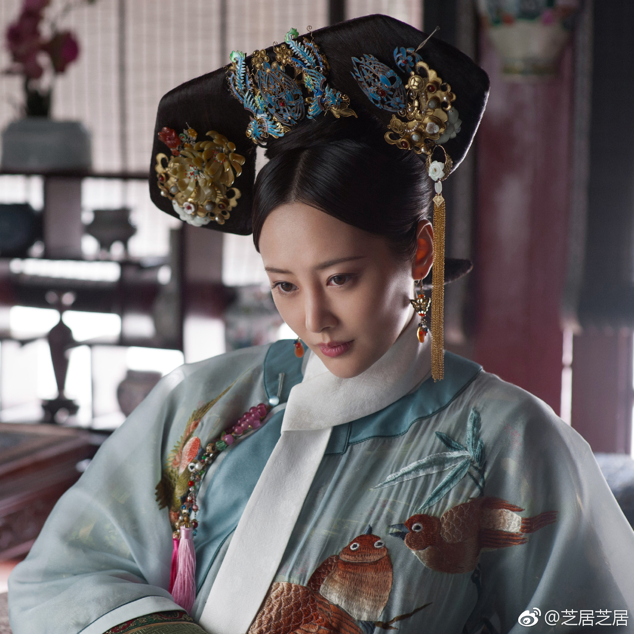 如懿传里的夏装|毛绒|纱衣|季节_新浪新闻