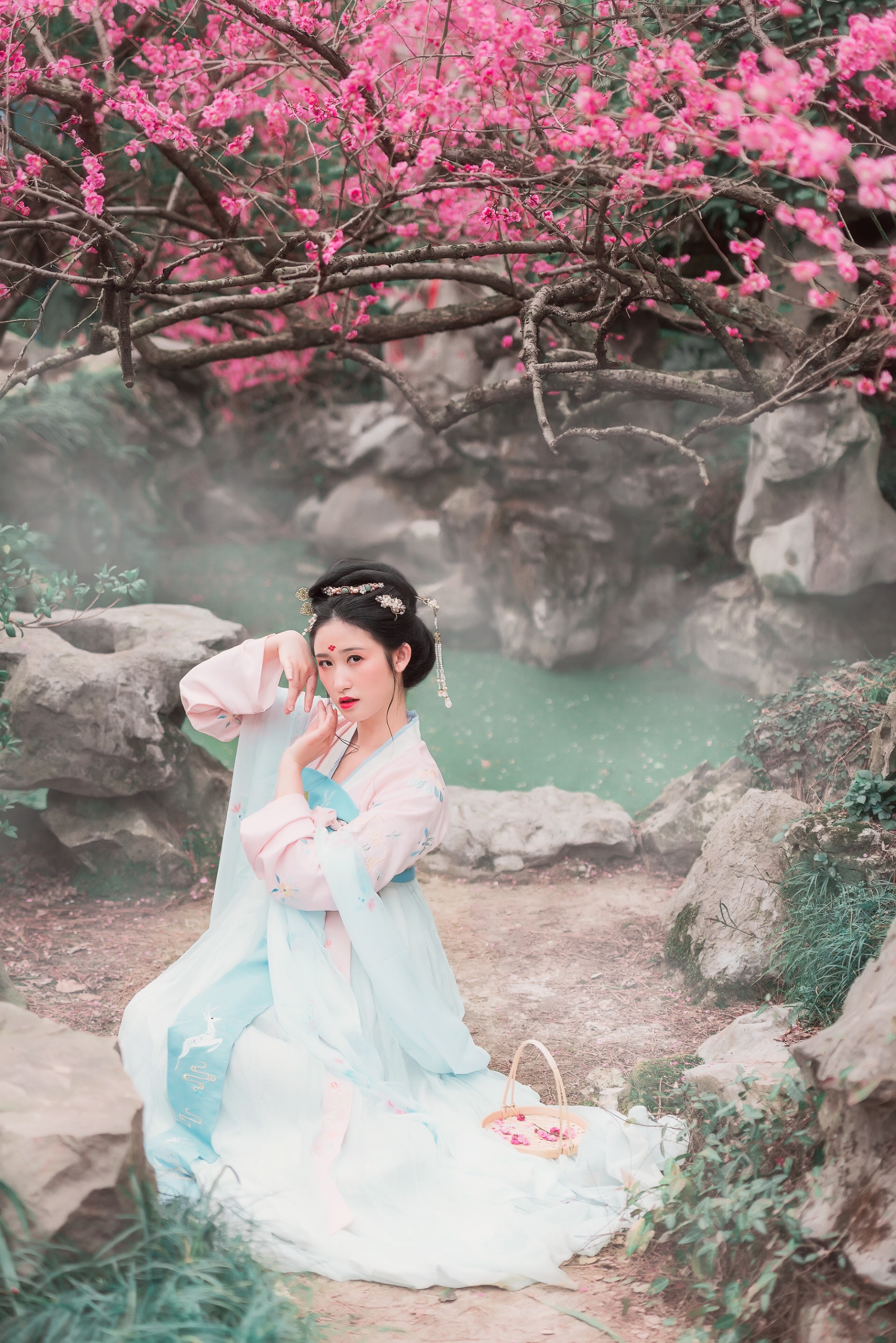 众芳摇落独暄妍占尽风情向小园