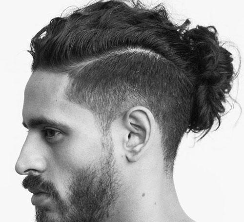 最帅男士丸子头 都在这里了!|男士|发型|男人_新浪新闻