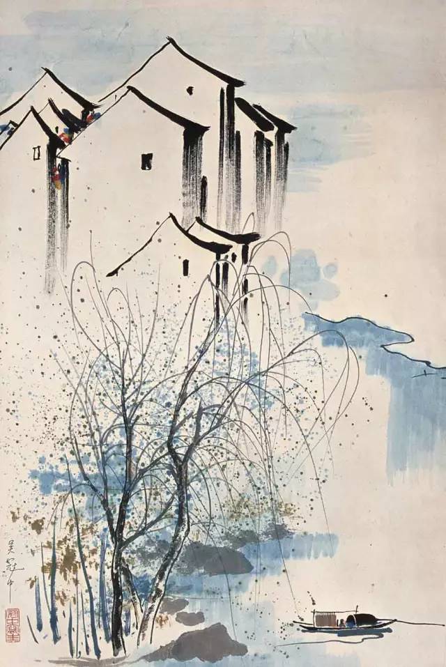大师笔下的春天,铺纸舒眉,落笔妍笑|吴冠中|桃花图|笔下_新浪新闻
