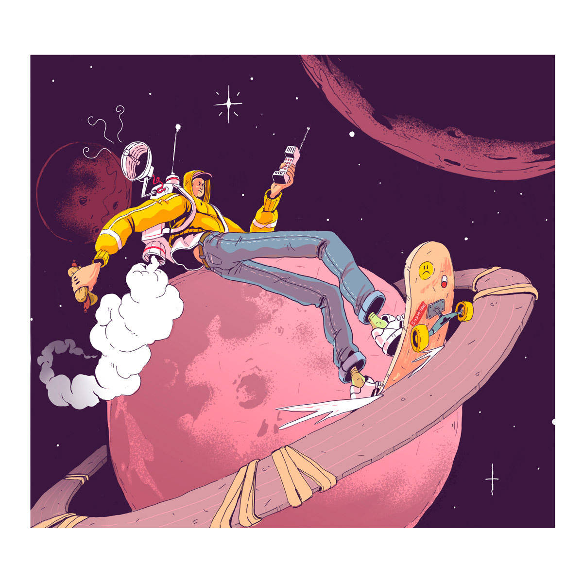 巴塞罗那插画艺术家 jay bisual 作品