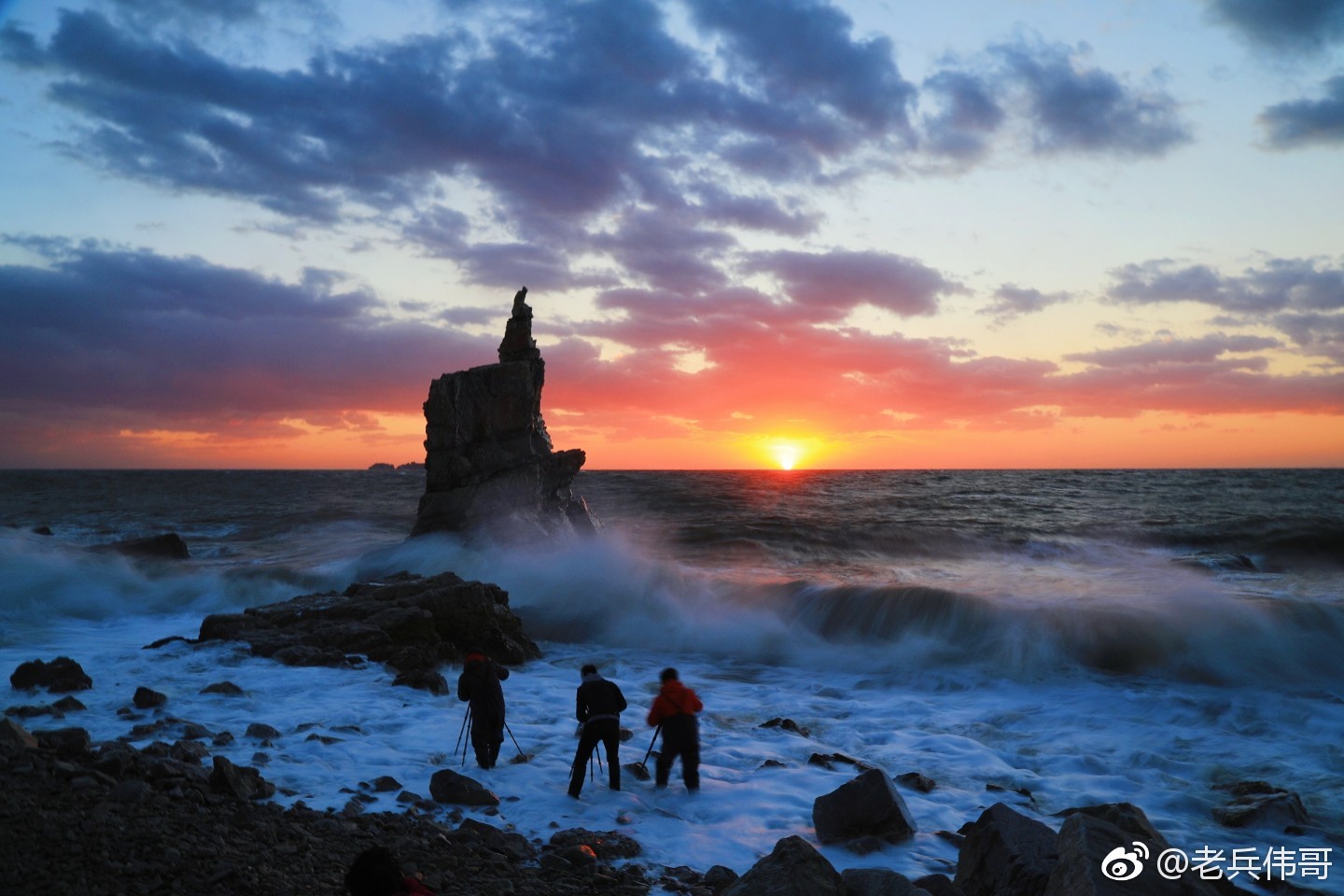 遇见大连•大海的日出日落|日出日落|大连|云霞_新浪新闻
