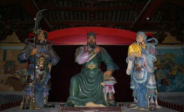 关帝庙神像,图片来自网络,感谢原            