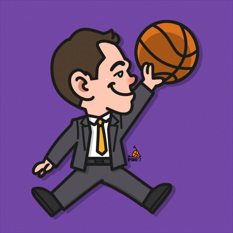 湖人球迷收下这组的可爱头像湖人总冠军把球吃了制作