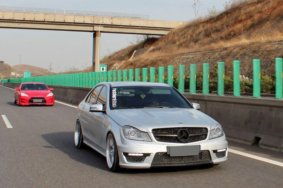 只因为迷恋老款奔驰c63,山西车友购入c180打造成心中的样子!