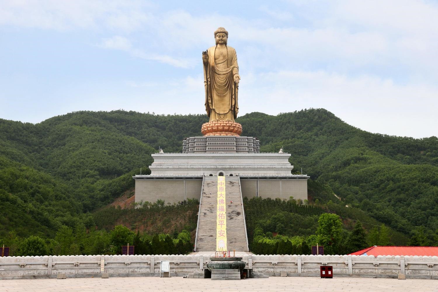 至今有一千多年,一个比三十层楼还要高|中原大佛|南山|大佛_新浪新闻