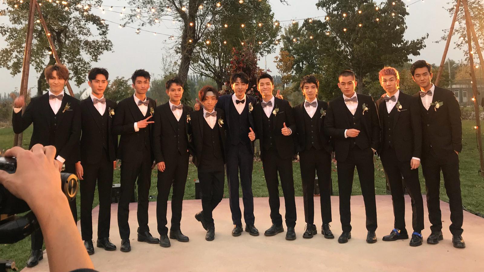 左立婚礼现场,华晨宇欧豪带领伴郎团齐唱《追梦赤子心》!