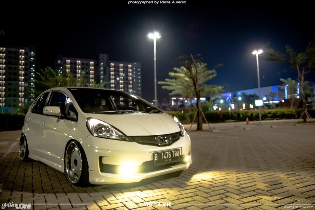 11款飞度ge8低姿改装案例