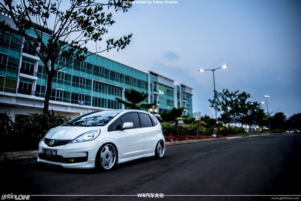 11款飞度ge8低姿改装案例