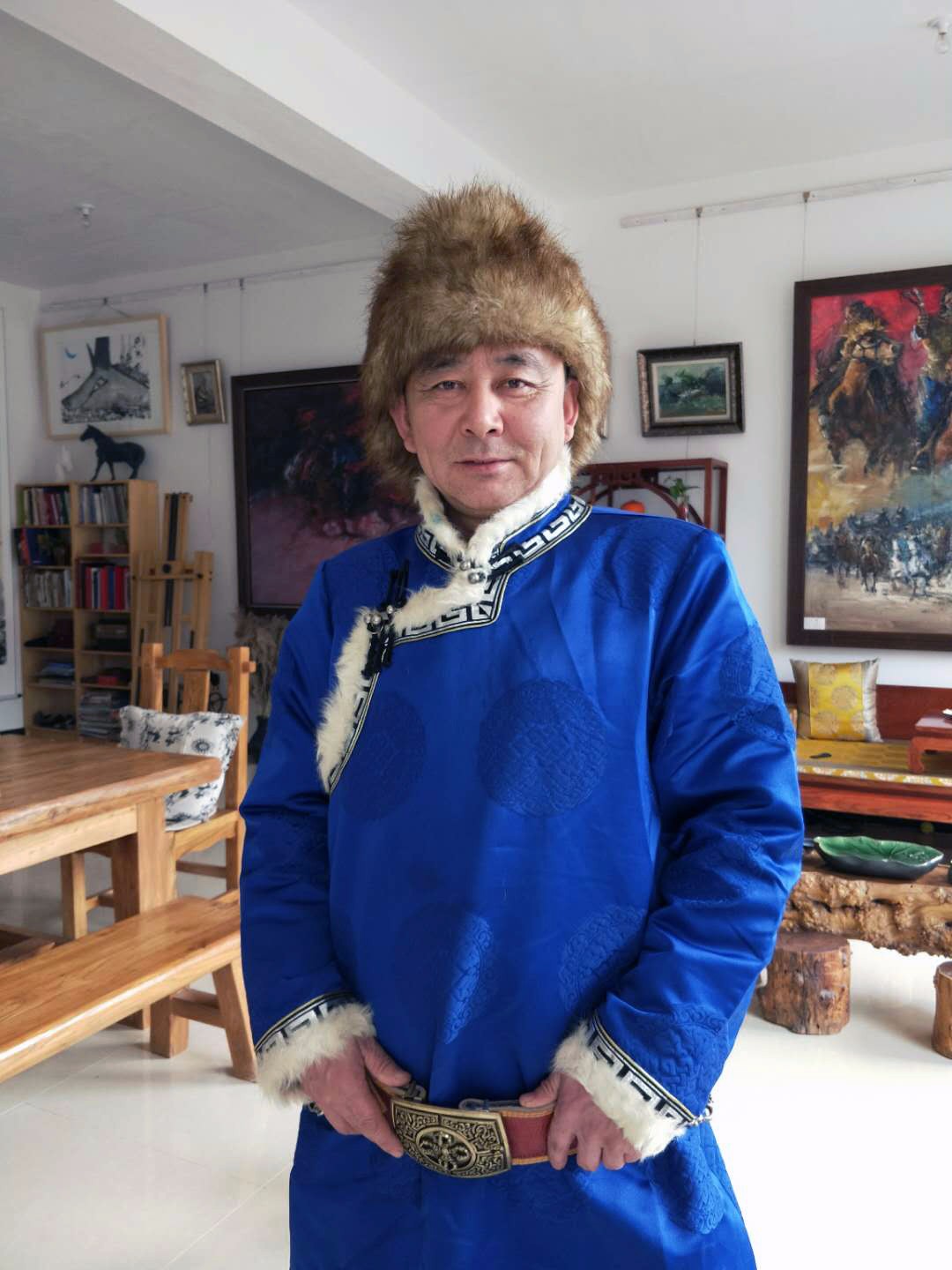 谱写生命的律动——包布和草原风情国画作品欣赏