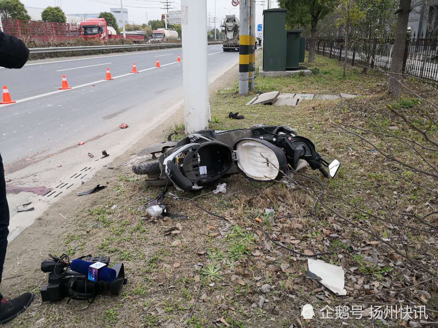 扬州一女子头部惨遭搅拌车碾压,当场身亡!