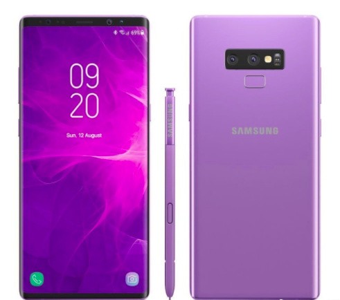 曲面全面屏!三星note 9高清渲染图震撼来袭!