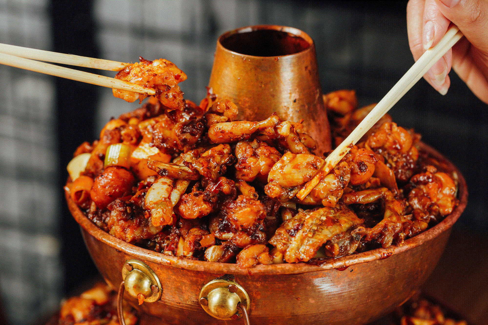 组团都能吃爆肚皮那种|滨江道|牛蛙|火锅鸡_新浪网