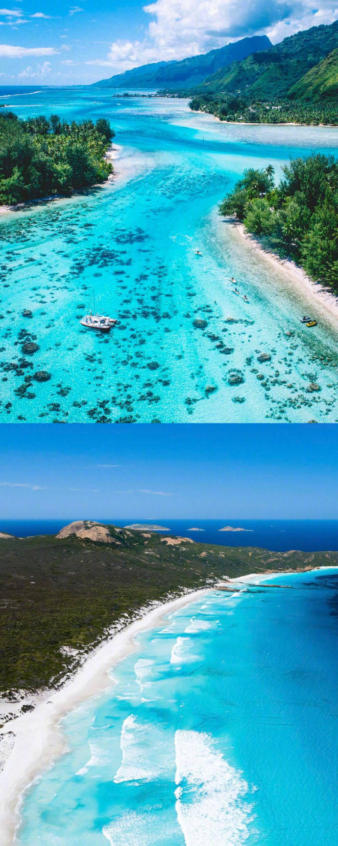 沙滩大海,那些美到心脏停跳一拍的蓝色.