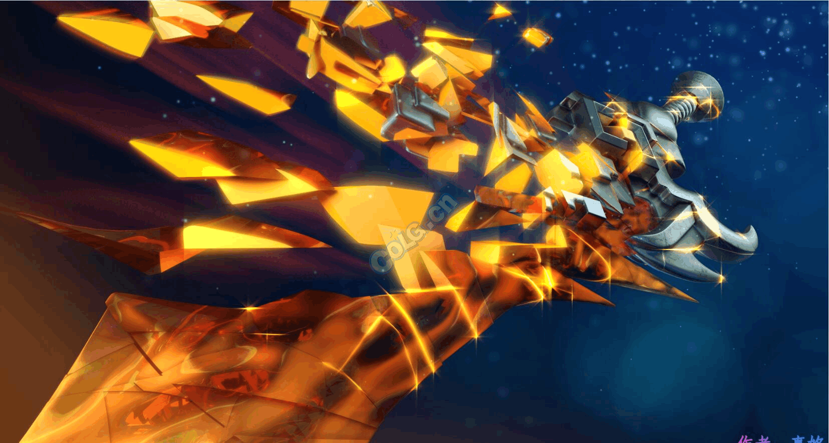 dnf卢克之殇(圣耀救赎光剑)的模型制作