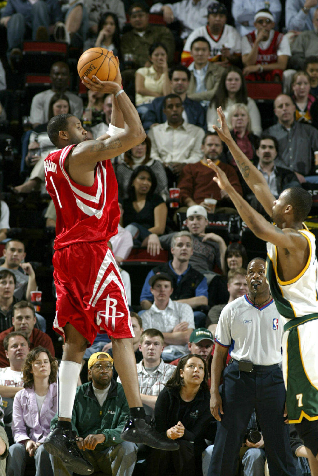 麦迪火箭时期的干拔瞬间这小腿真的可以看一天67