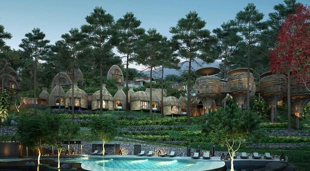 实拍泰国的"天空部落", 用泥做成, 人们住在空中