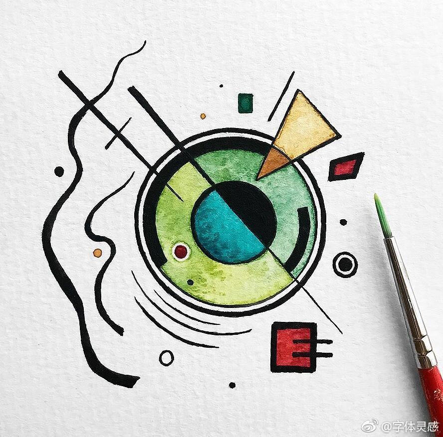 创意手绘英文插画设计