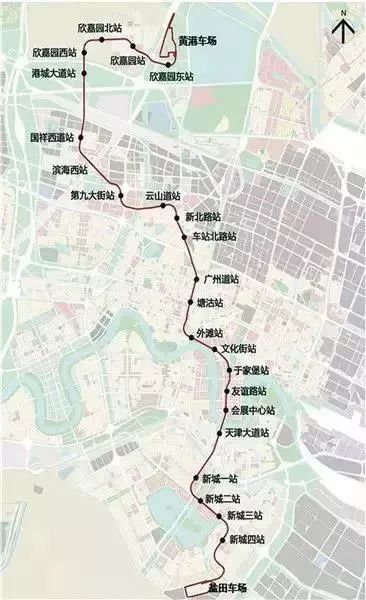 天津地铁12号线图片