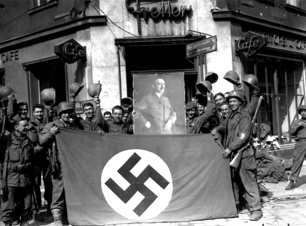 美国纳粹旗帜图片