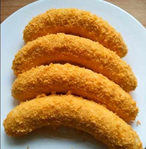 脆皮香蕉, 外脆里嫩好看又好吃, 做起来实在太简单了