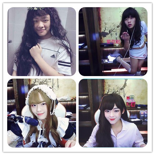 国服第一狮子狗辛巴女装直播,被老妈当场揪掉长发狂怼