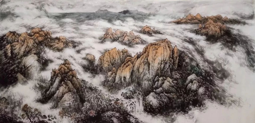 著名山水画家赵群|山水画是中国人情思中最为厚重的沉淀