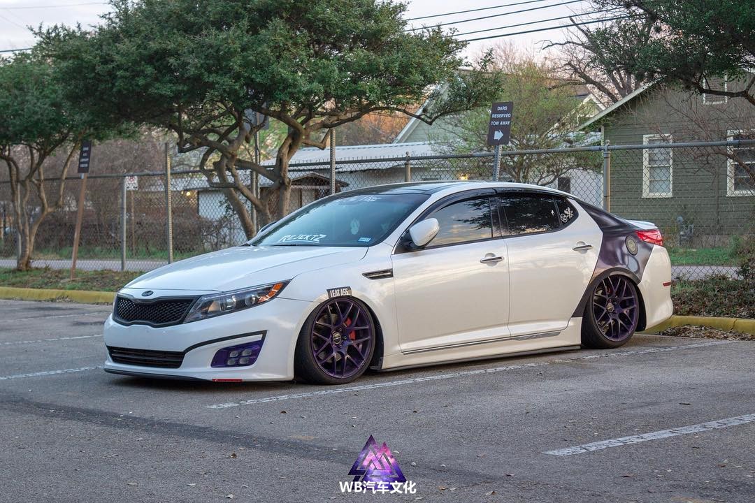 美女的网红座驾 - 起亚k5改装案例