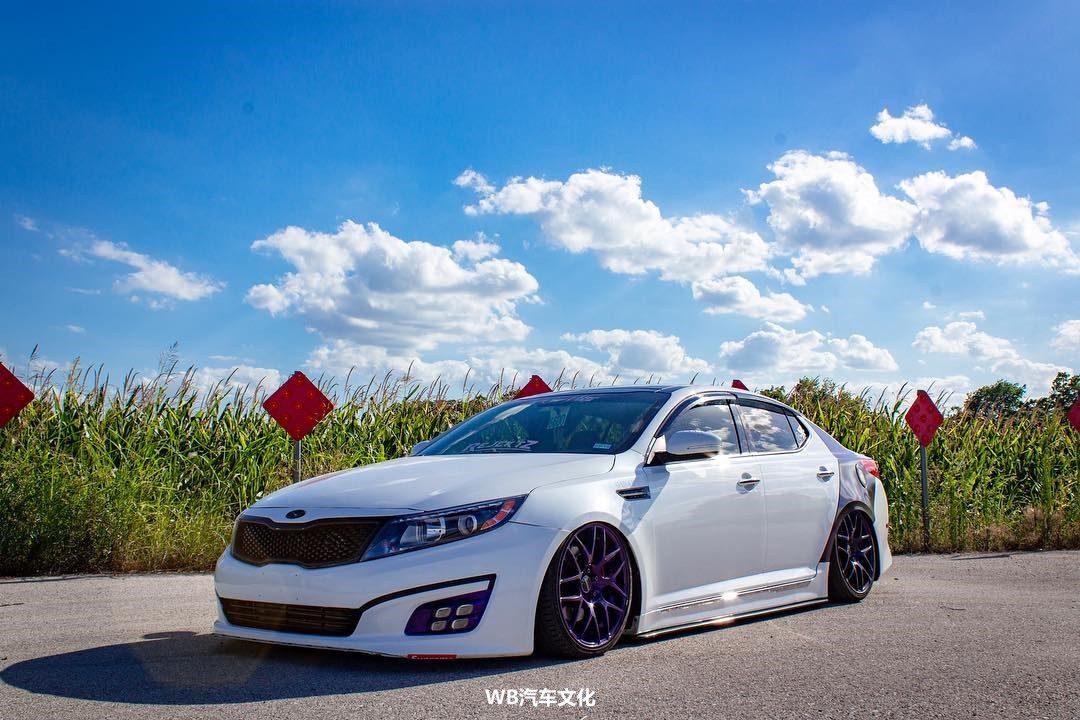 美女的网红座驾 - 起亚k5改装案例