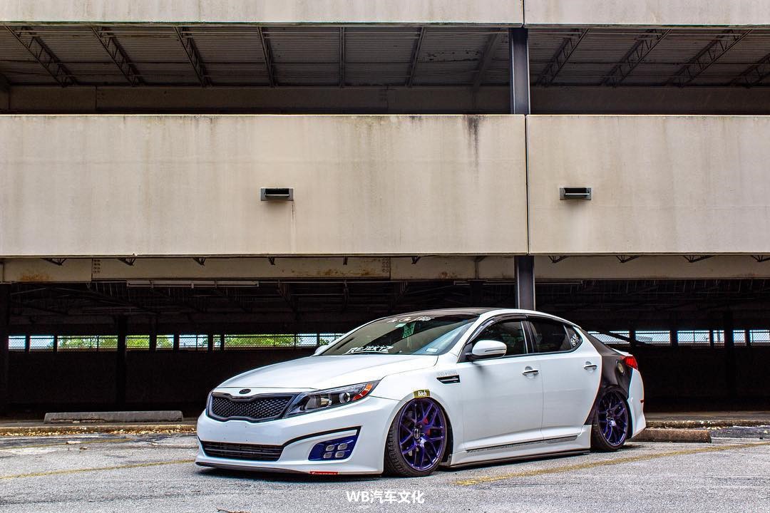 美女的网红座驾 - 起亚k5改装案例