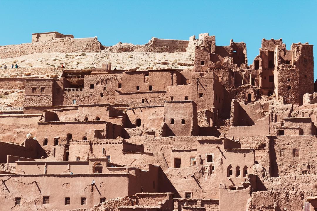 沙漠中的电影城摩洛哥瓦尔扎扎特古城