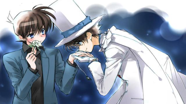 名侦探柯南基德和柯南的关系这么深难怪他自称是柯南的弟弟