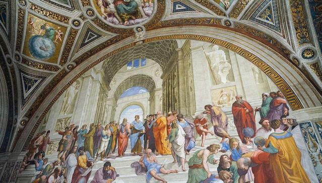 第一眼就爱上的世界名画拉斐尔的雅典学院用艺术致敬科学