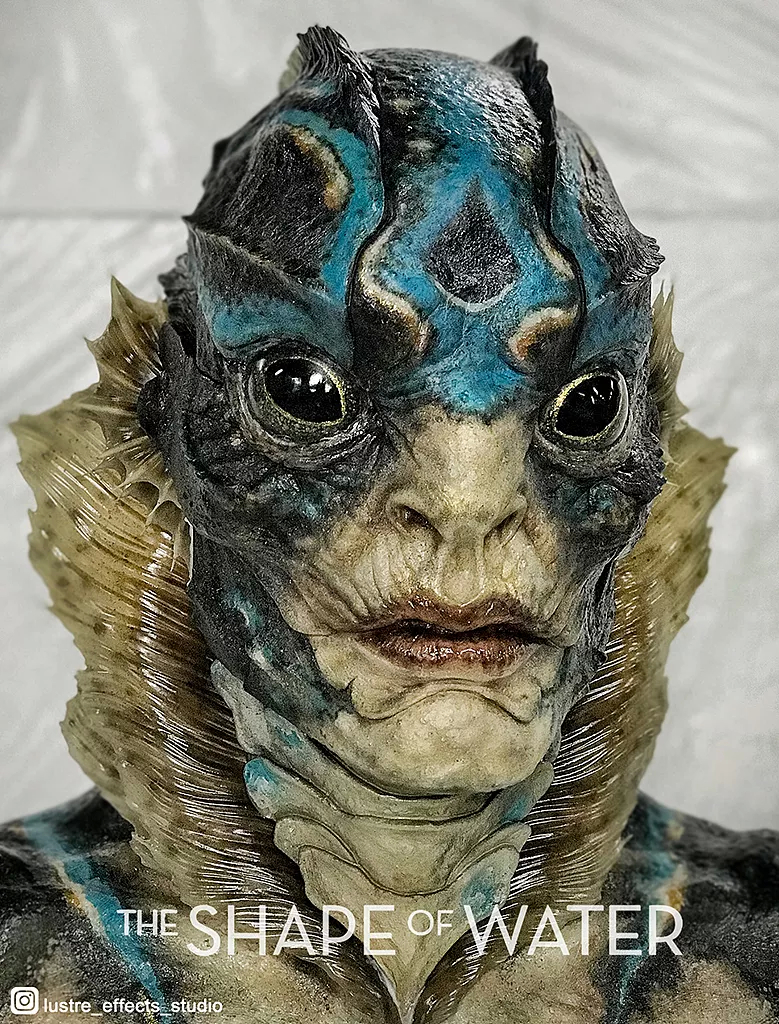 电影《水形物语》the shape of water 人鱼角色1:1雕像.来源见水印