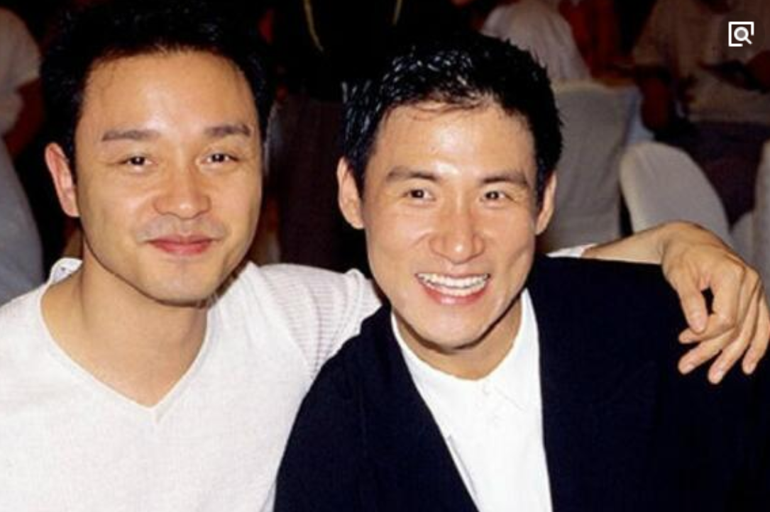 张国荣和谁合照都是一本正经,唯独遇到图6,网友,真是够皮的