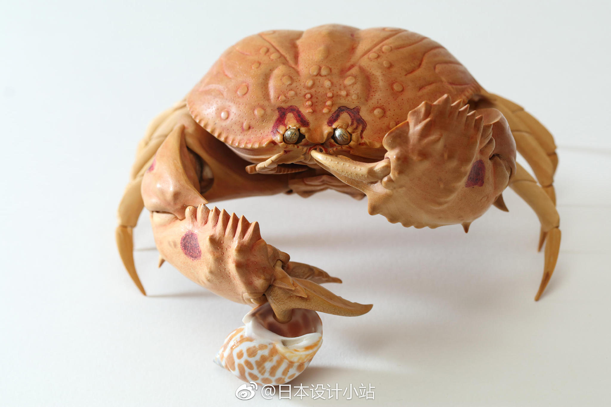 日本雕刻家大竹亮峯的木雕作品